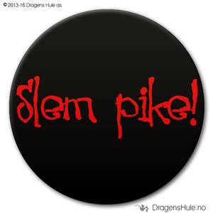 Bilde av  Button: Slem Pike (velg farge)