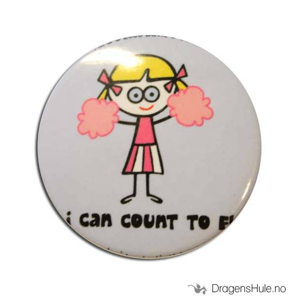 Button 37mm: Blndie: I can count to F!